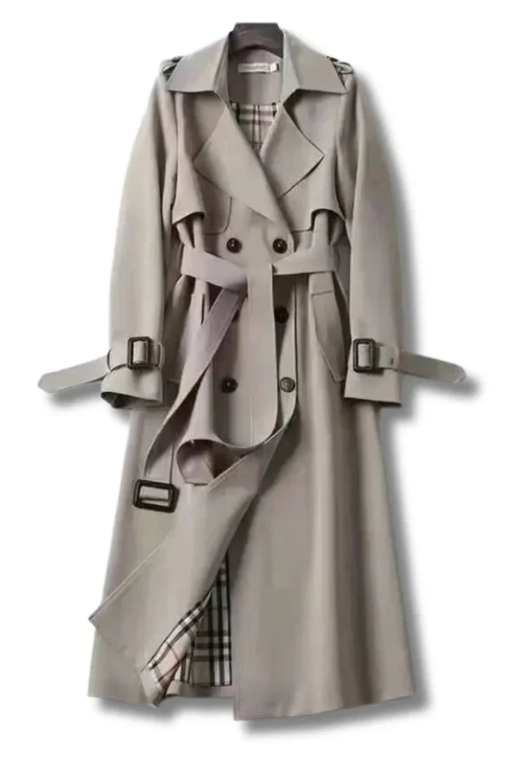 Charlotte – Classic Belted Women’s Trench Coat