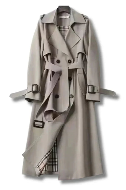 Charlotte – Classic Belted Women’s Trench Coat