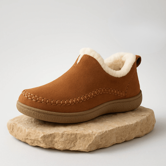 Clara – Cosy Fur-Lined Winter Slippers for Women