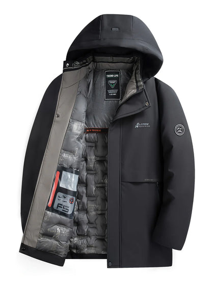Daniel – Hooded Insulated Tech Coat for Men