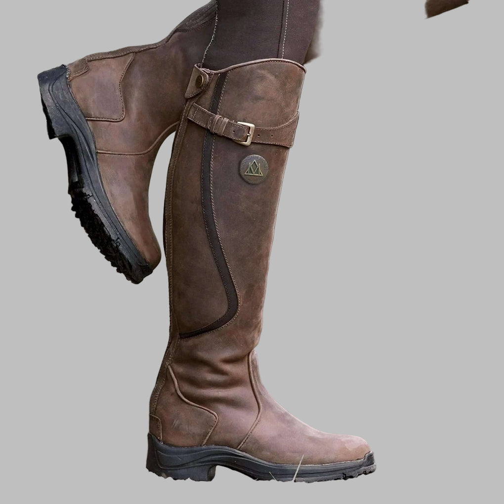 Aria – Tall Outdoor Suede Riding Boots for Women