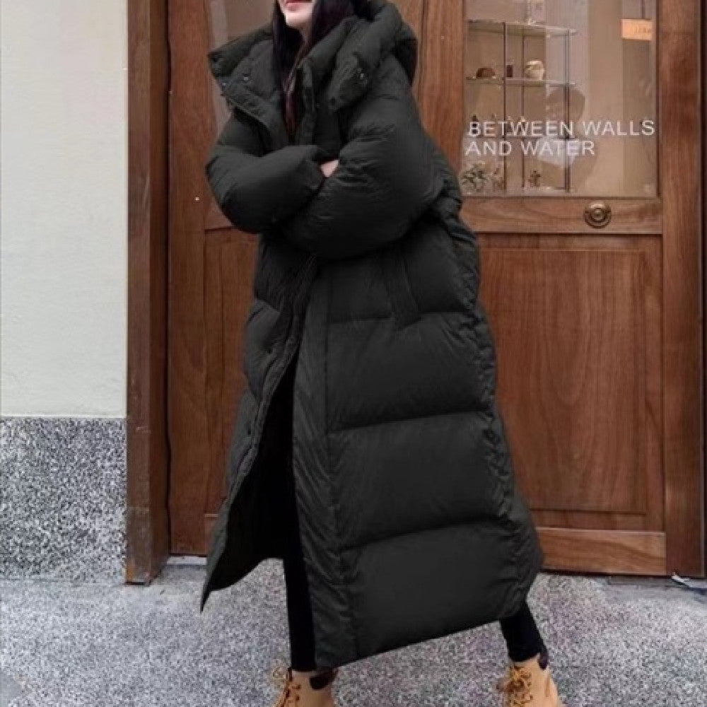 Valentina – Długa pikowana kurtka zimowa dla kobiet