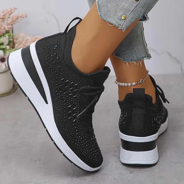 Julia – Sneakersy z kryształkami