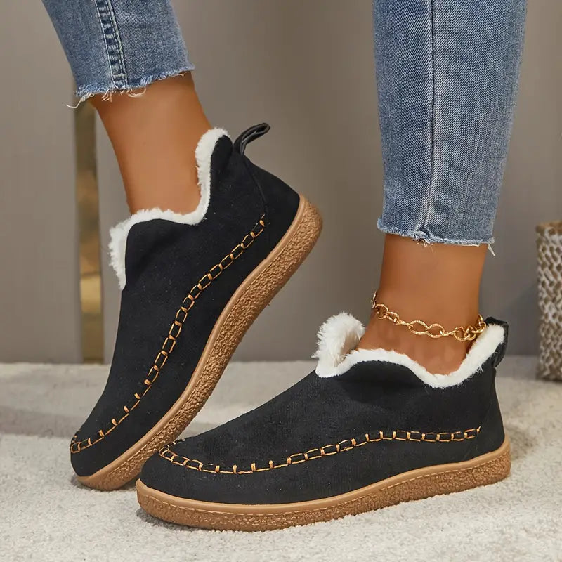 Lucía – Buty damskie ocieplane z futerkiem