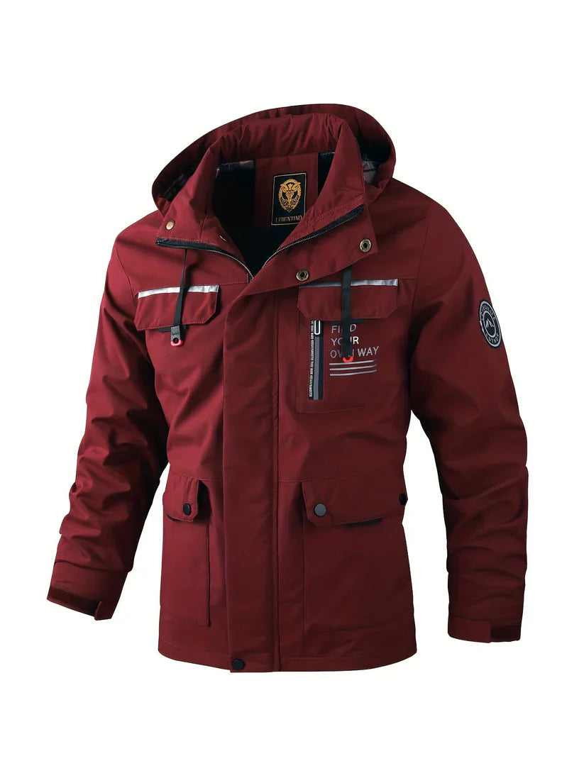 Logan – Outdoor Utility Hooded Winter Jacket for Men