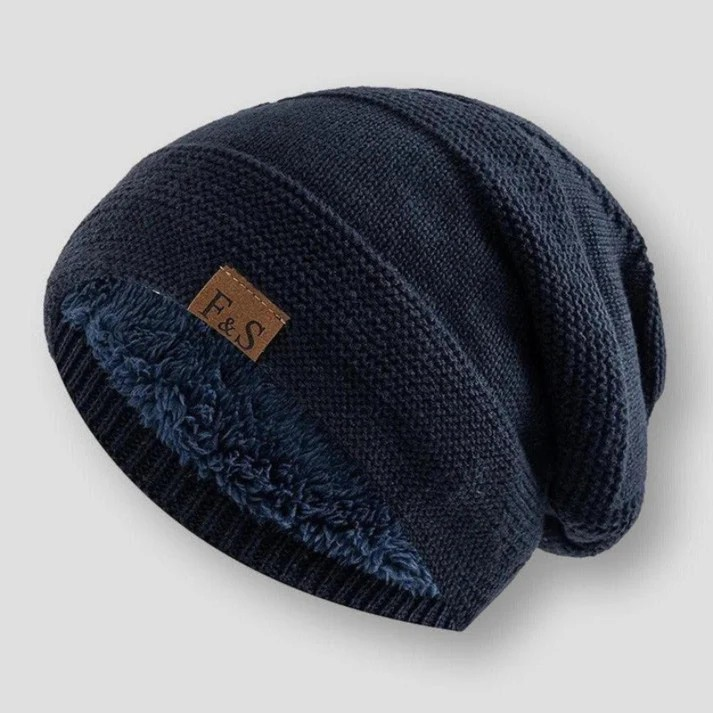 Finn – Fleece-Lined Knit Beanie for Men