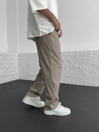Ryan – Relaxed Ribbed Lounge Trousers for Men