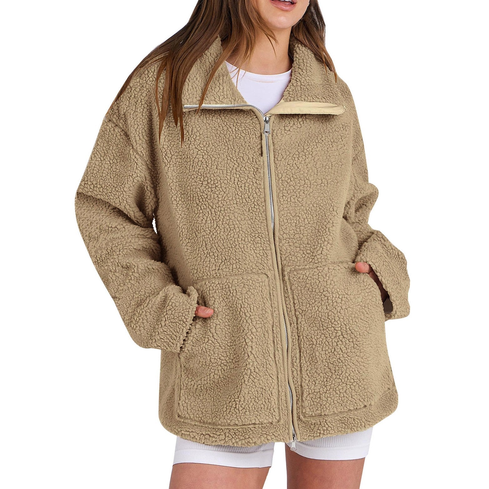 Dorota – Kurtka z polaru oversize