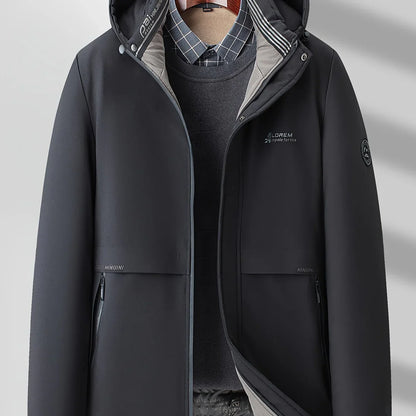 Daniel – Hooded Insulated Tech Coat for Men