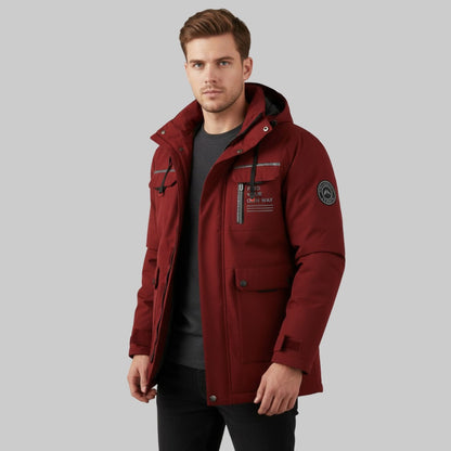 Oliver – Hooded Utility Winter Parka for Men