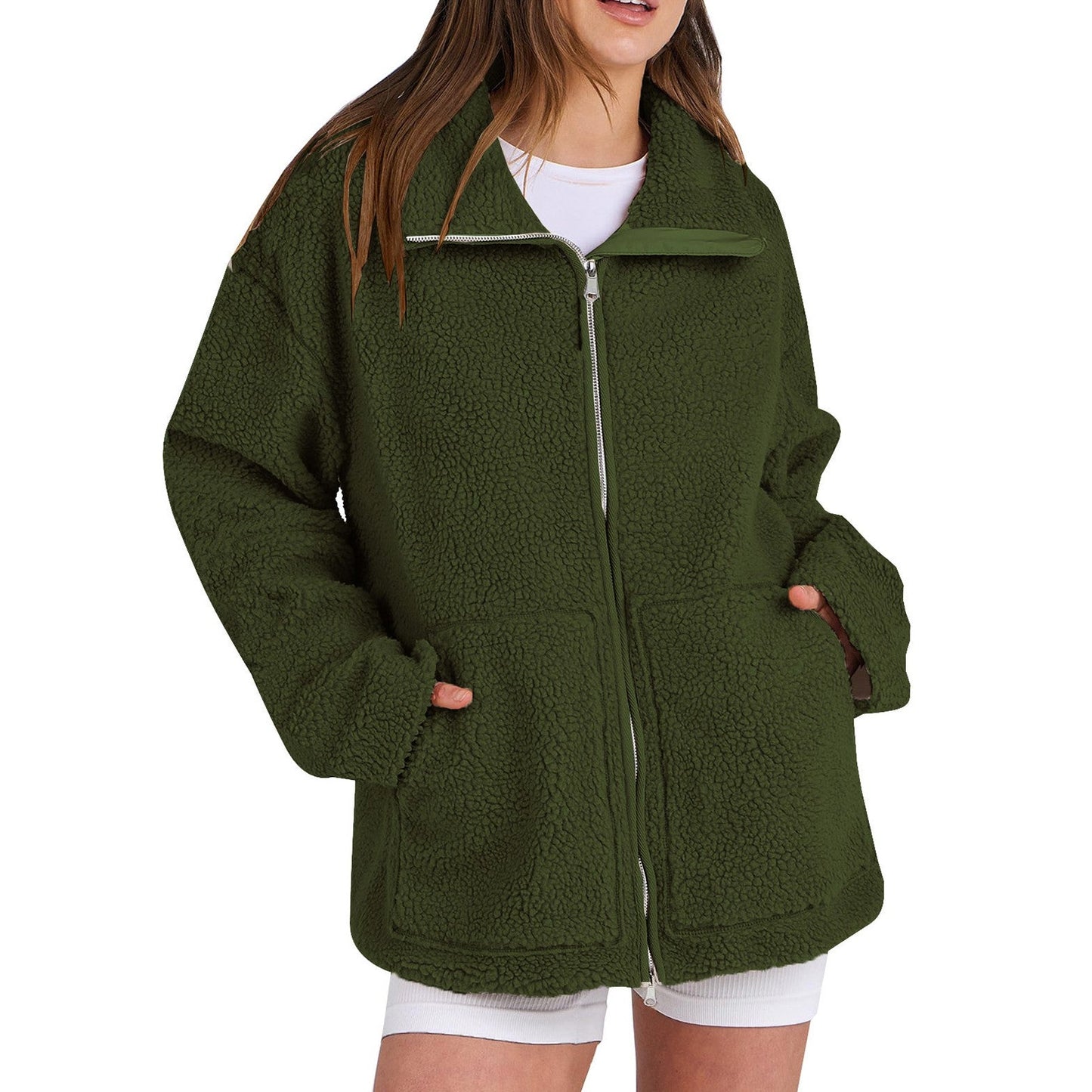 Dorota – Kurtka z polaru oversize