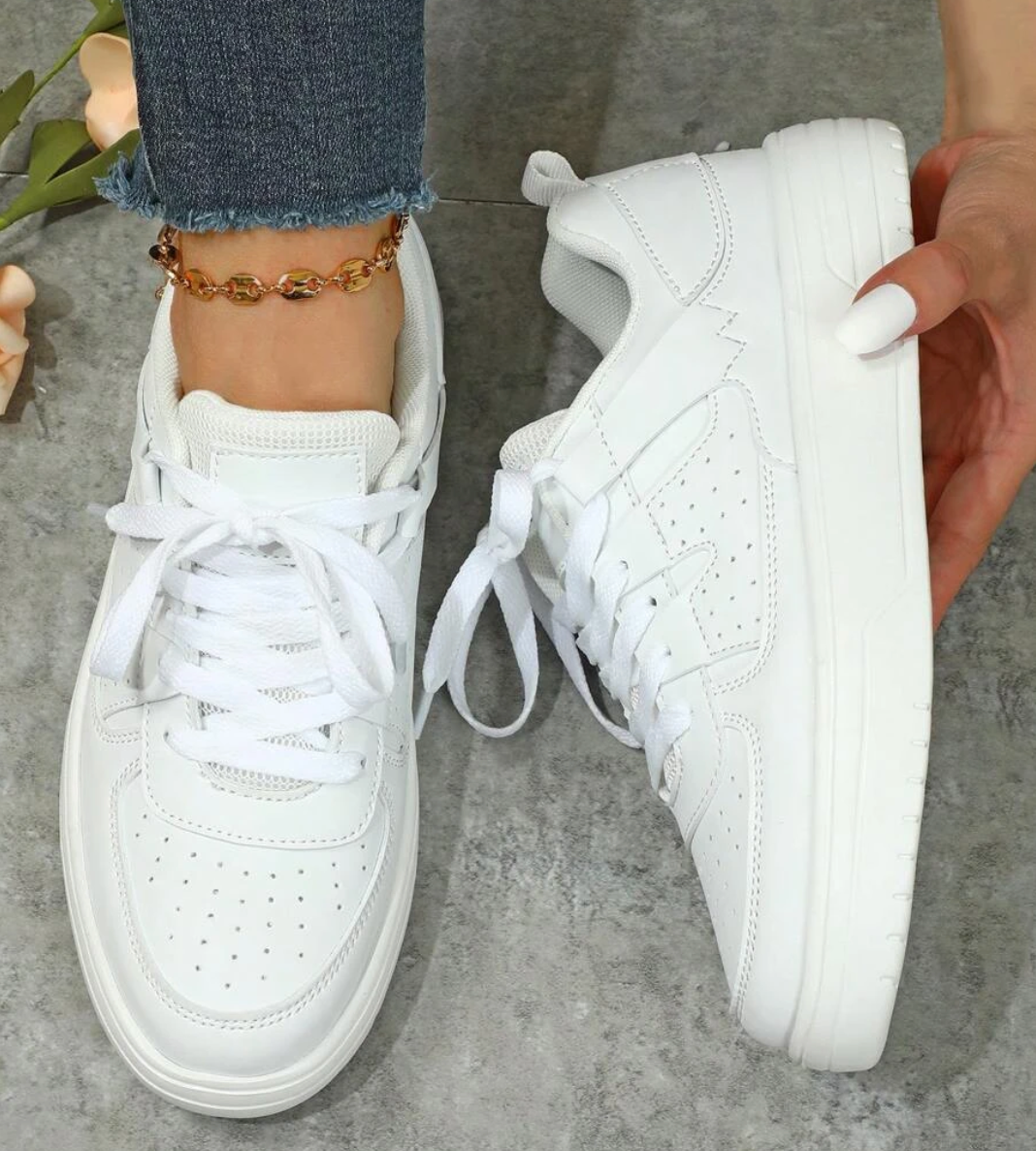 Sophia - Buty damskie sneakersy z kolorowymi wstawkami