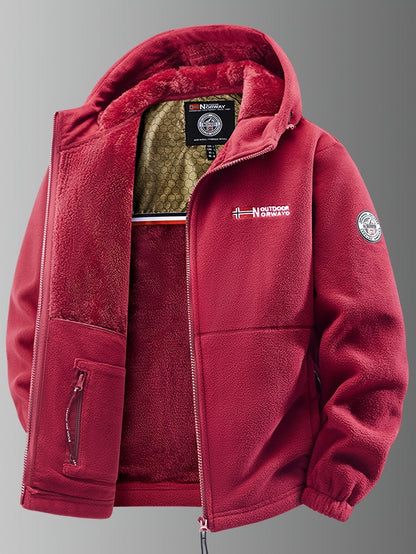 Liam – Insulated Full-Zip Outdoor Fleece Jacket for Men