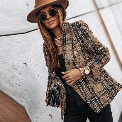 Mila – Women's Textured Tailored Blazer Jacket