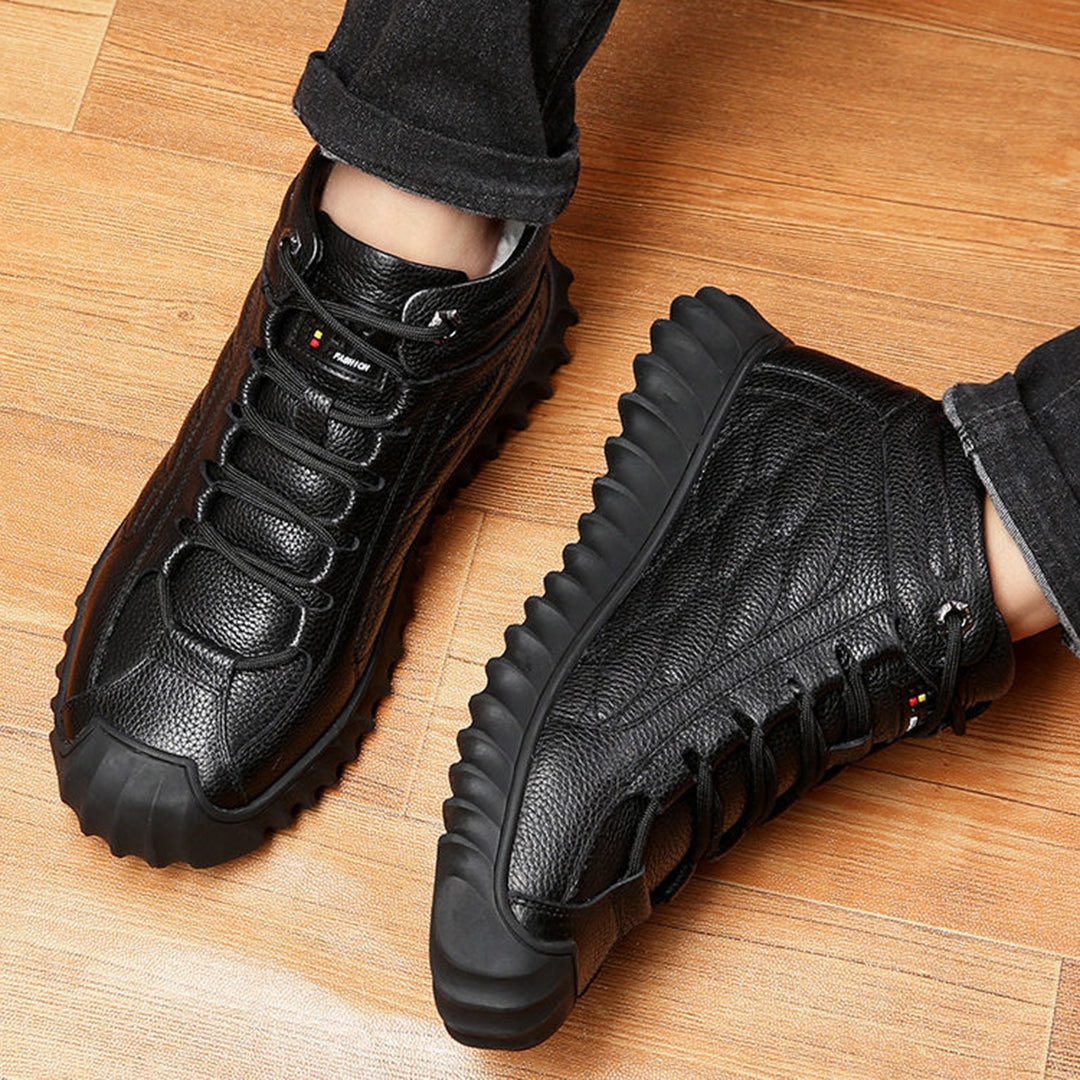 Kamil – Insulated Leather Winter Sneakers