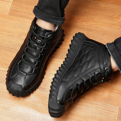 Kamil – Insulated Leather Winter Sneakers