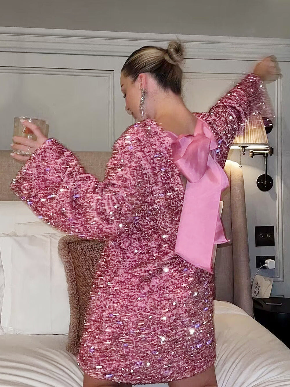 Layla | Kleid mit Bindegürtel