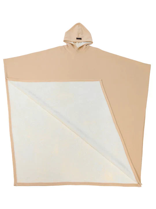 Sebastian – Męskie ponczo polarowe z kapturem