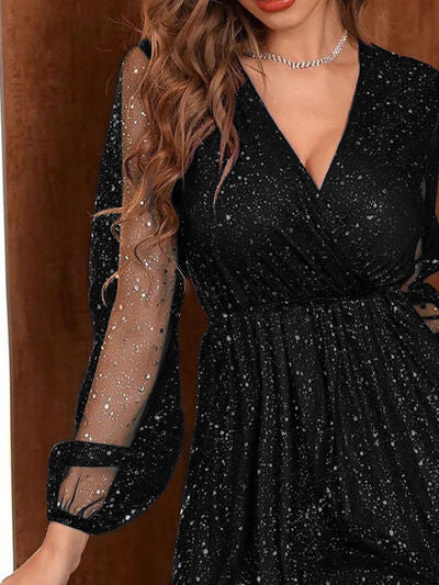 Amelia – Błyszcząca sukienka koktajlowa damska