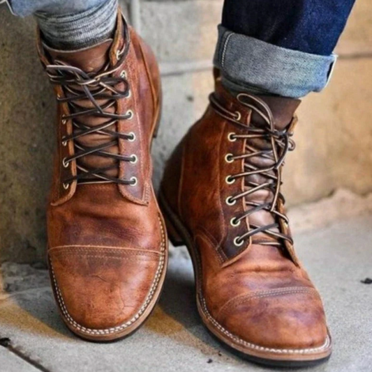 Victor – Skórzane buty sznurowane