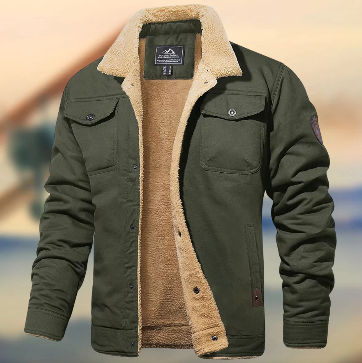 Ranger – Męska kurtka ocieplana Sherpa