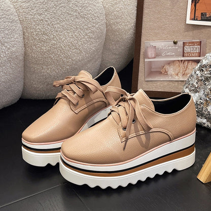 Laura – Platform Lace-Up Casual Shoes Womens