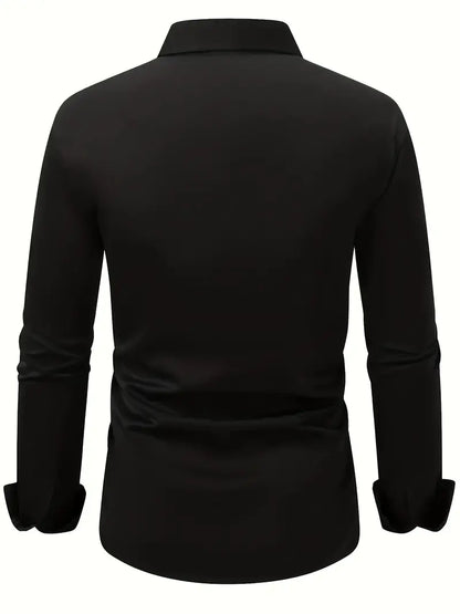 Liam – Tailored Long Sleeve Shirt for Men - Image 11