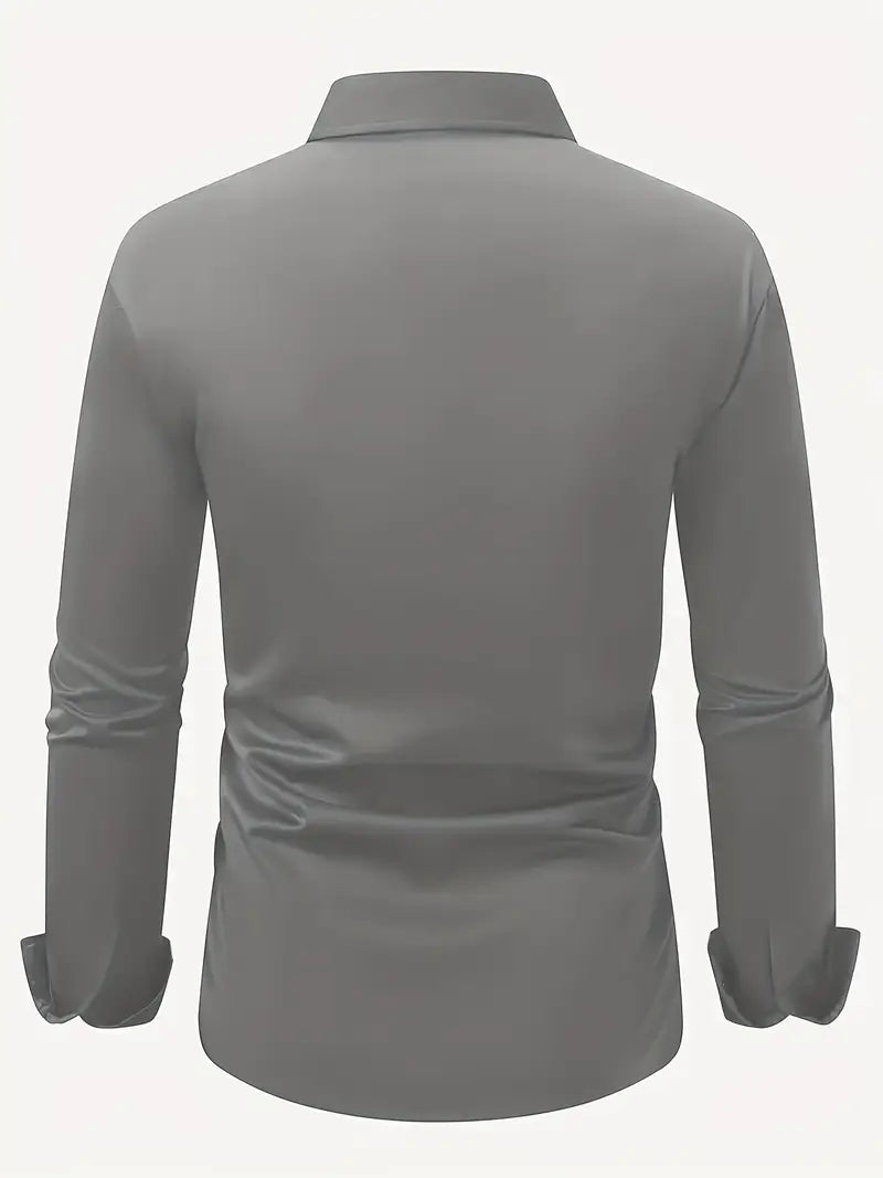 Liam – Tailored Long Sleeve Shirt for Men - Image 8