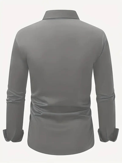Liam – Tailored Long Sleeve Shirt for Men - Image 8