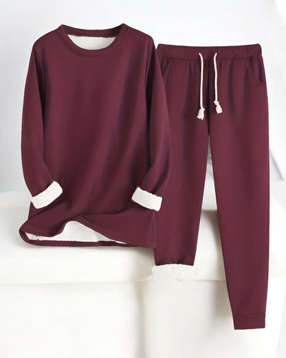 Amelia – Fleece-Lined Lounge Set for Women