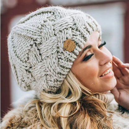 Cecilia – Chunky Knit Beanie for Women