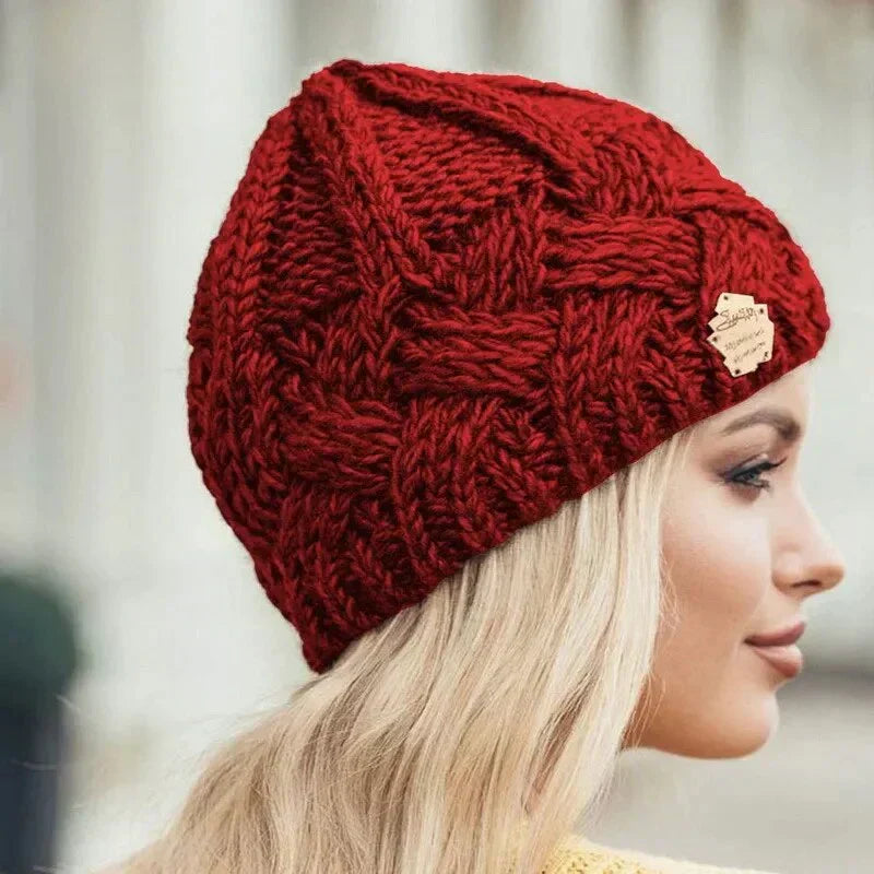 Cecilia – Chunky Knit Beanie for Women