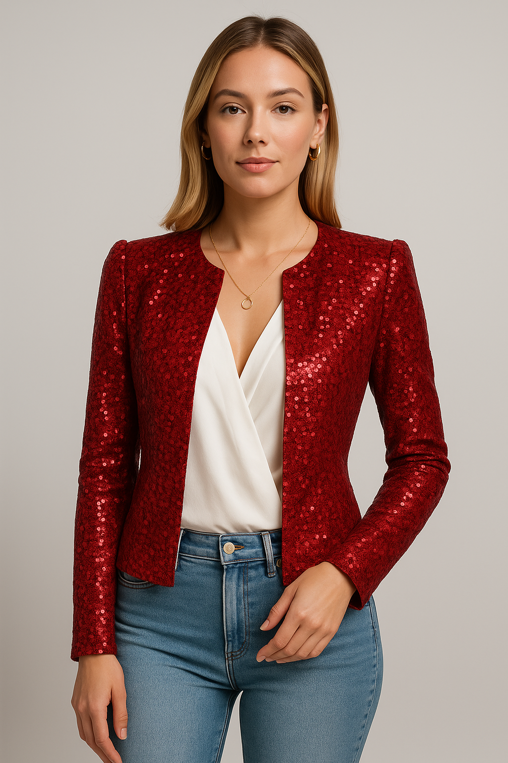 Sofía – Tailored Sequin Women’s Jacket