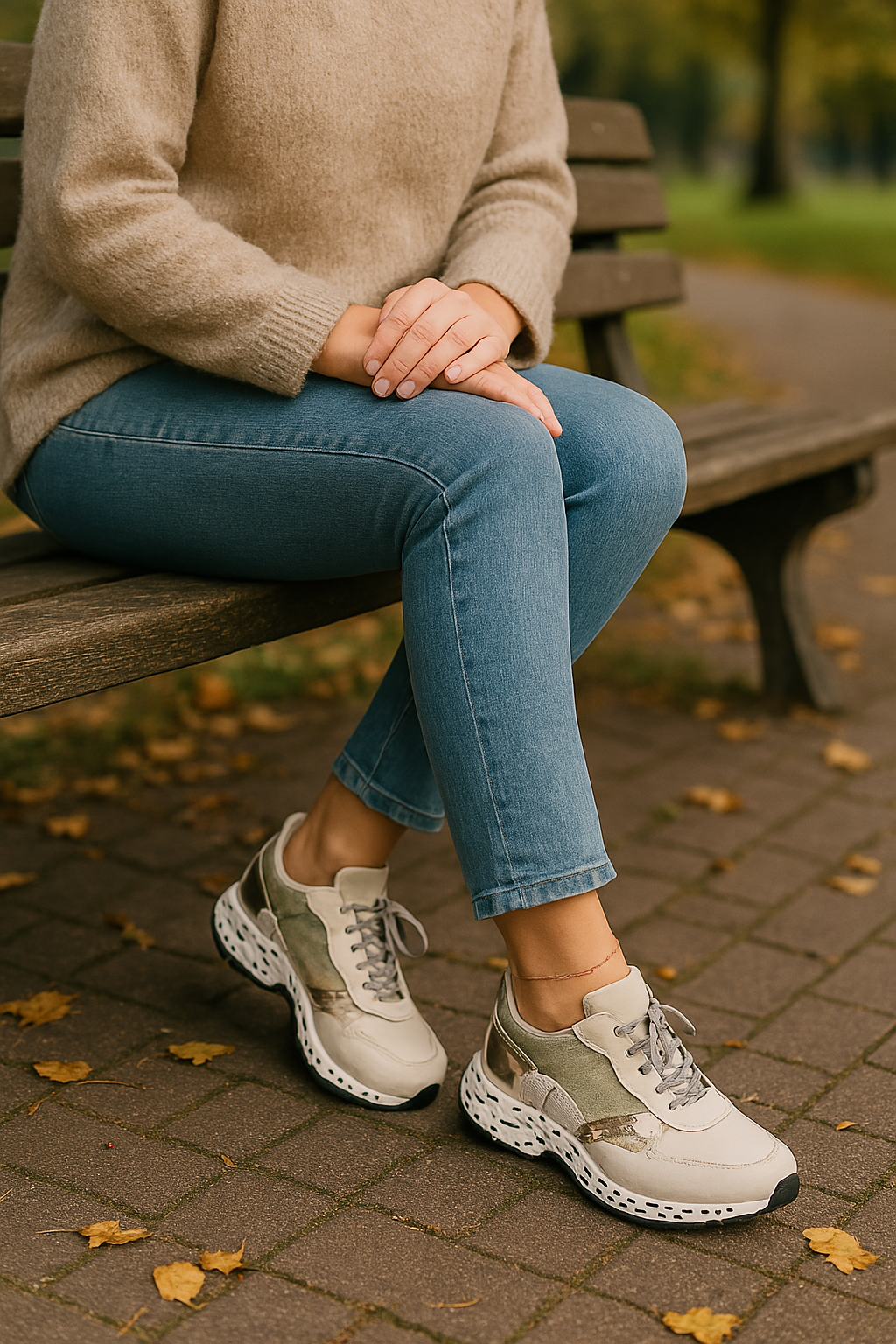 Sofia - Sneakersy damskie na platformie sportowe i stylowe