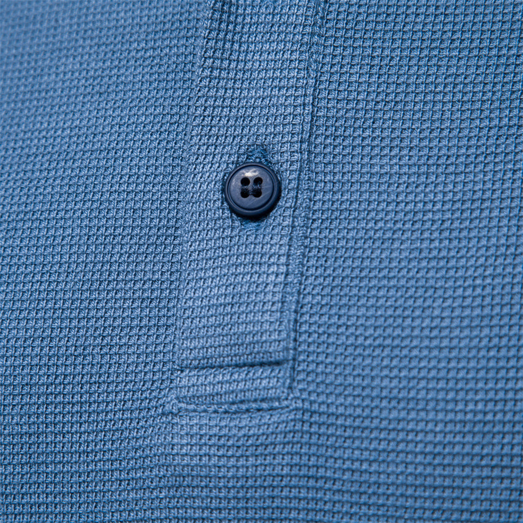 Noah - Koszulka męska longsleeve z guzikam