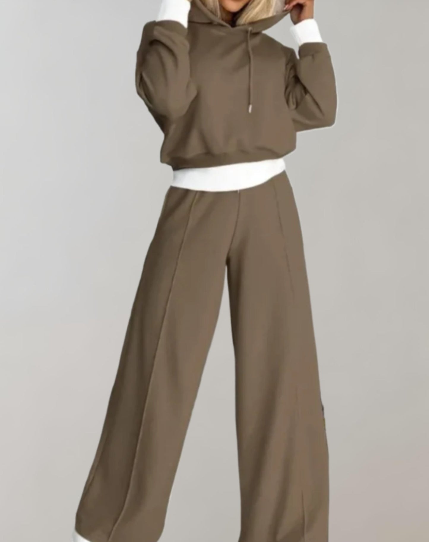 Noa – Relaxed Hooded Two-Piece Lounge Set Womens