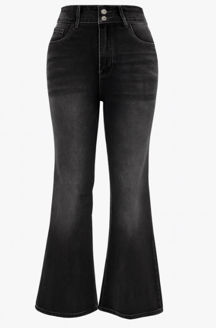 Alicja – Jeansy z Rozszerzanymi Nogawkami Damskie