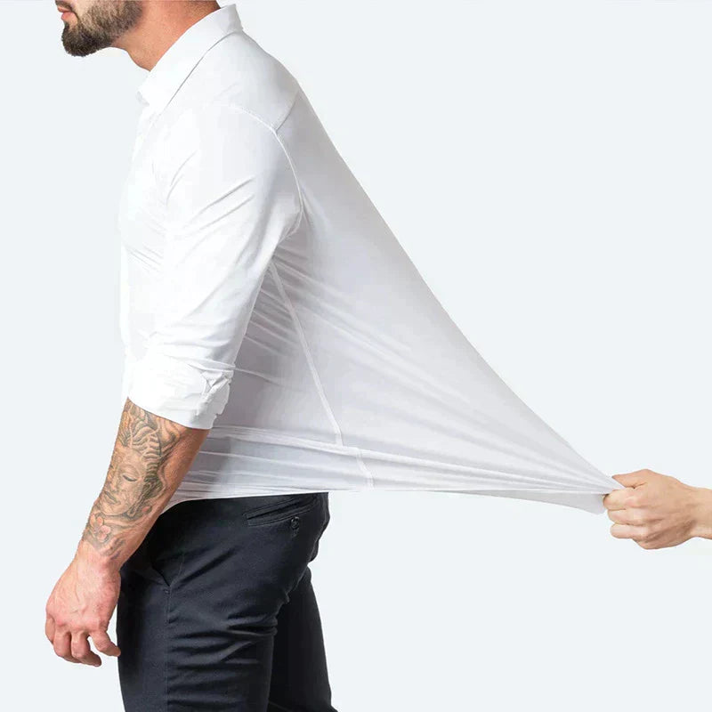 Marek – Koszula męska slim fit z elastycznego materiału
