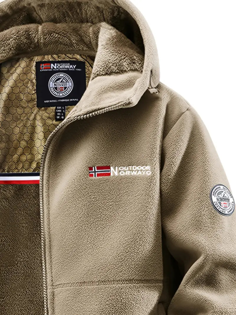 Liam – Insulated Full-Zip Outdoor Fleece Jacket for Men