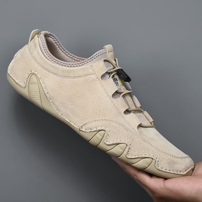 Evan - Buty męskie sportowe zamszowe wsuwane