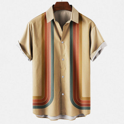 Noah – Retro Relaxed fit Short-sleeved Men's shirt  - Image 3