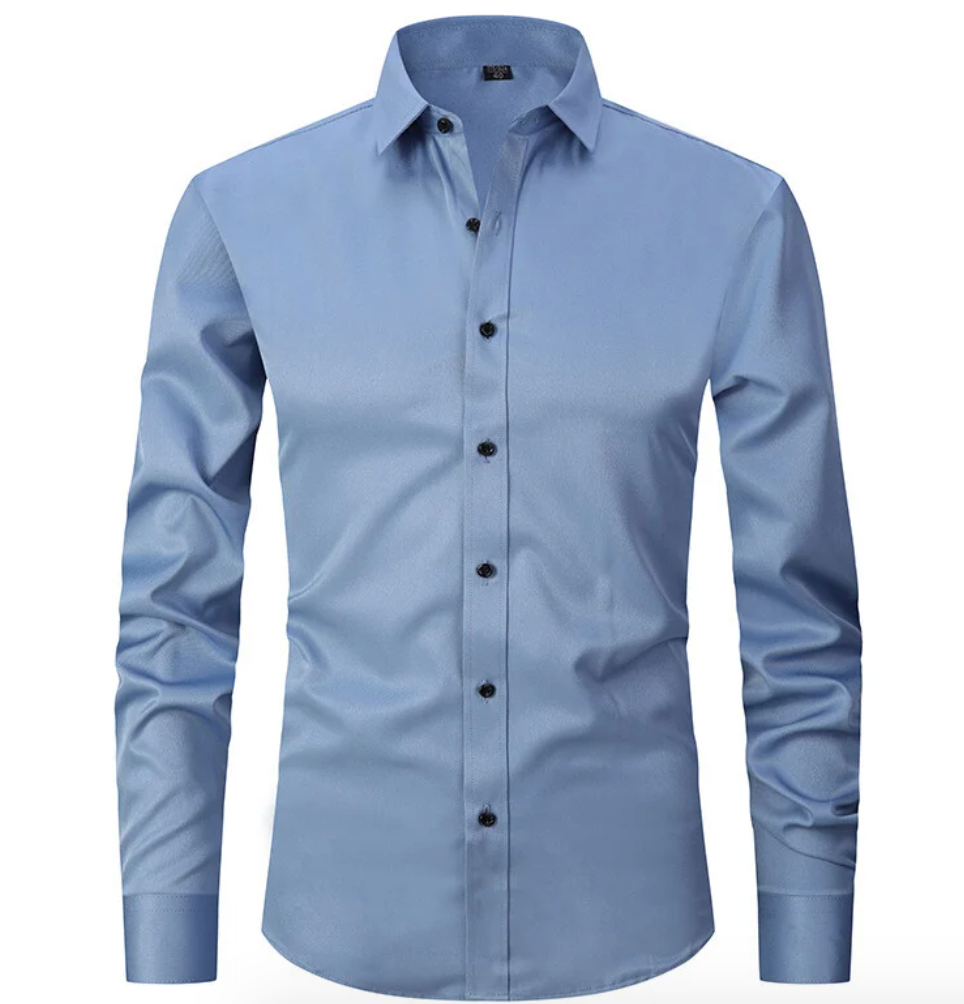 Álvaro – Tailored Stretch Dress Shirt for Men