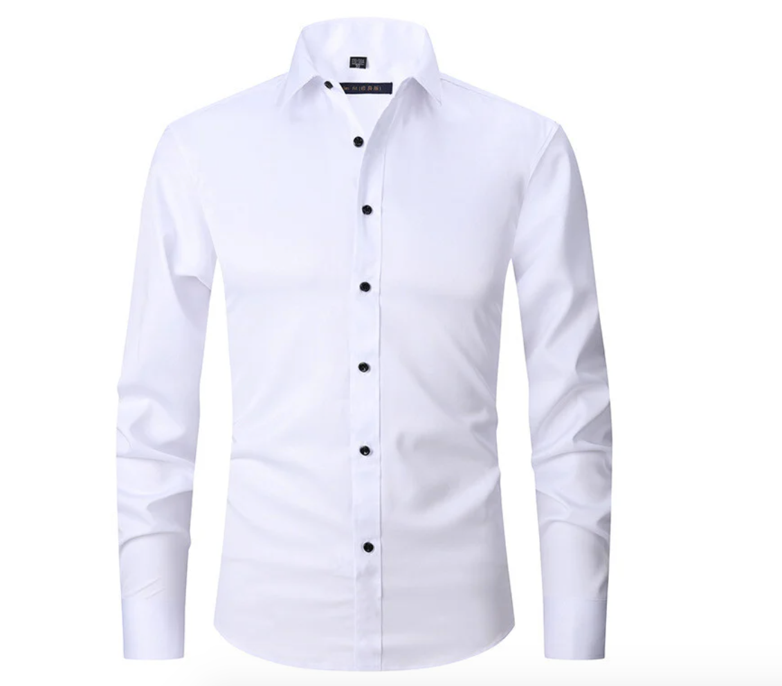 Álvaro – Tailored Stretch Dress Shirt for Men