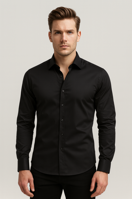 Álvaro – Tailored Stretch Dress Shirt for Men