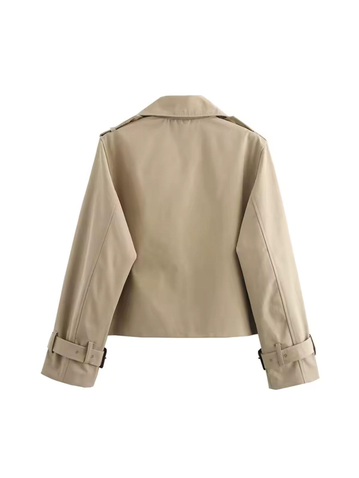 Eliza – Damski Krótki Trencz Dwurzędowy