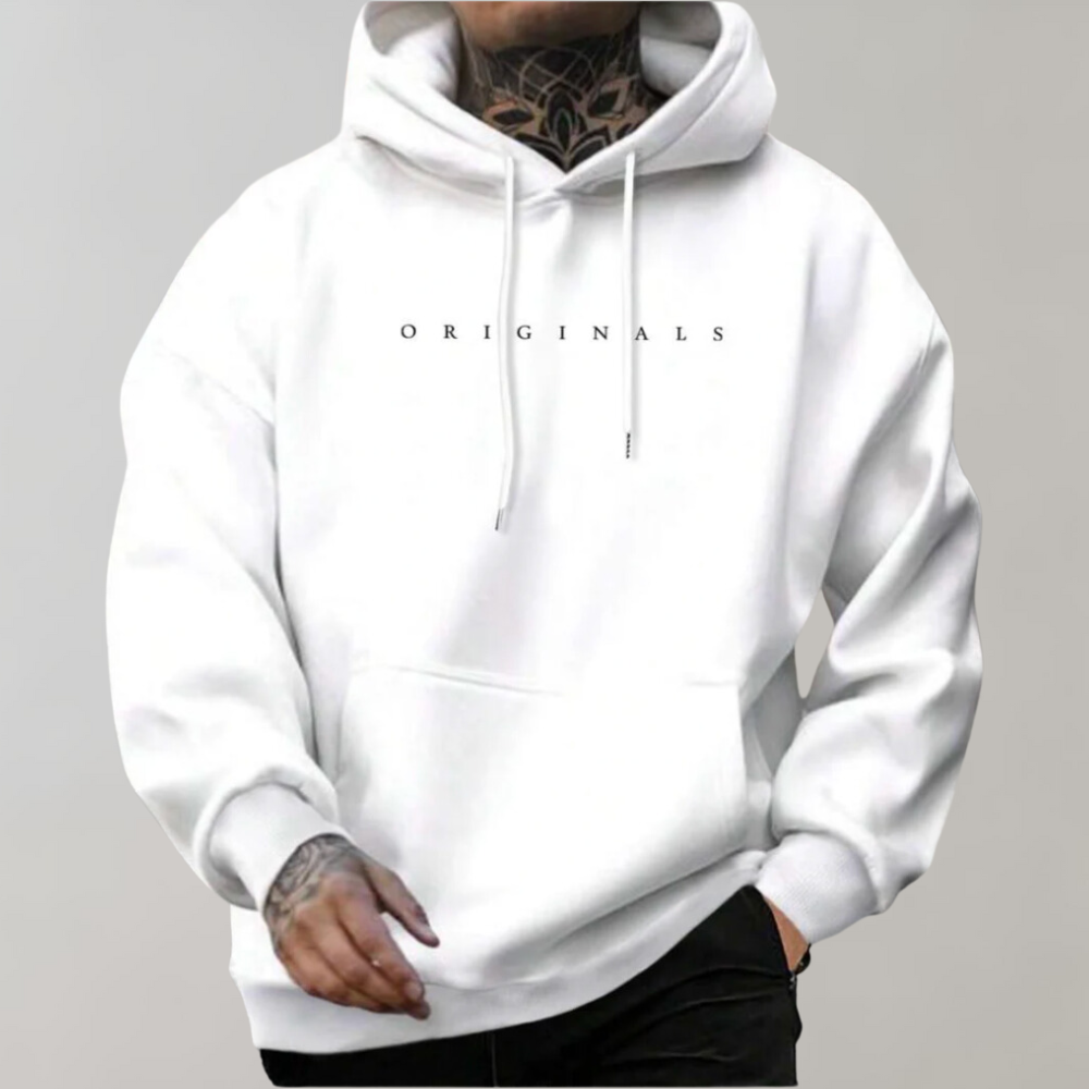 Marcus - Bluza męska z kapturem, minimalistyczna i modna hoodie