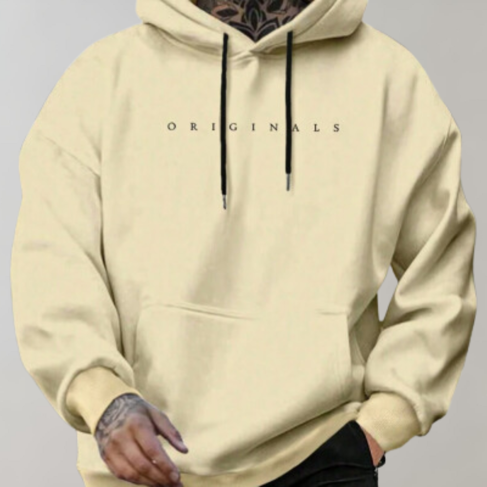 Marcus - Bluza męska z kapturem, minimalistyczna i modna hoodie