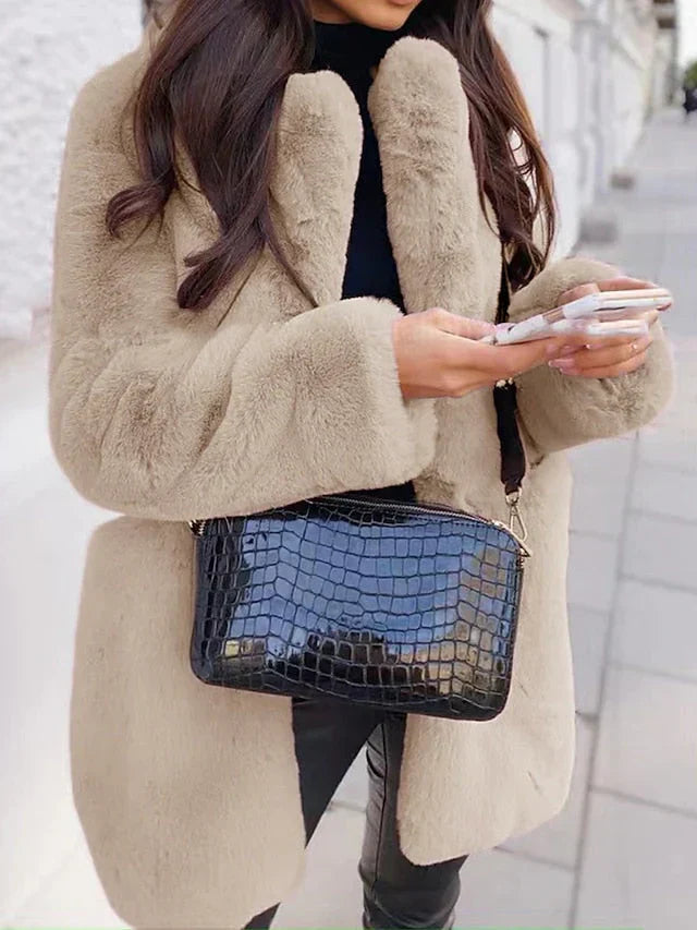 Carmen – Płaszcz damski z futra sztucznego