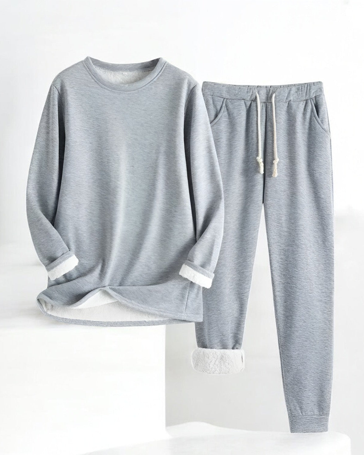Amelia – Fleece-Lined Lounge Set for Women
