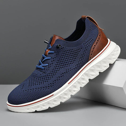 Ethan – Men's Lace-Up Knit Trainers